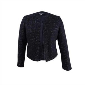 Nine West Women's 18W Sequined Blazer